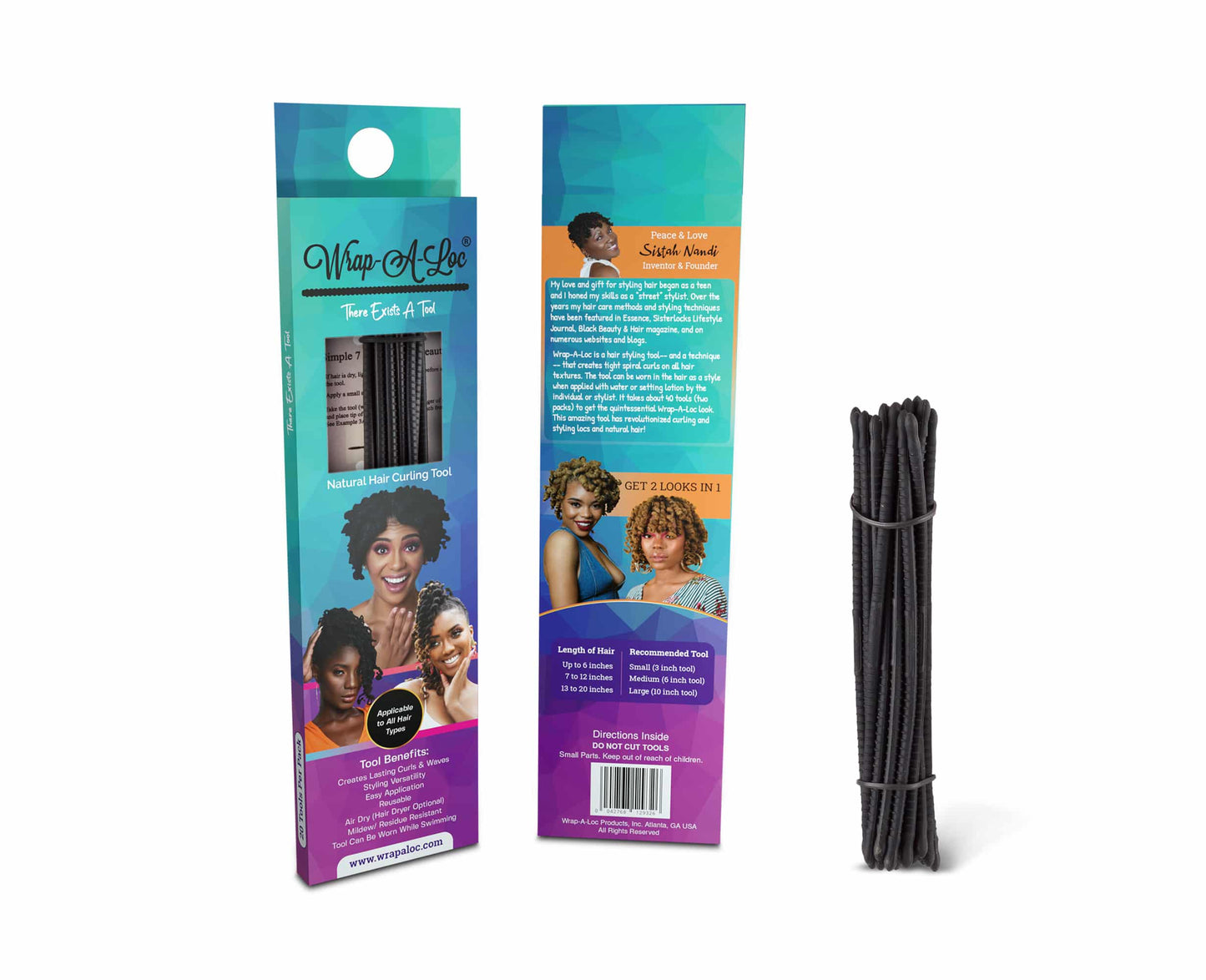 WRAP-A-LOC CURLERS